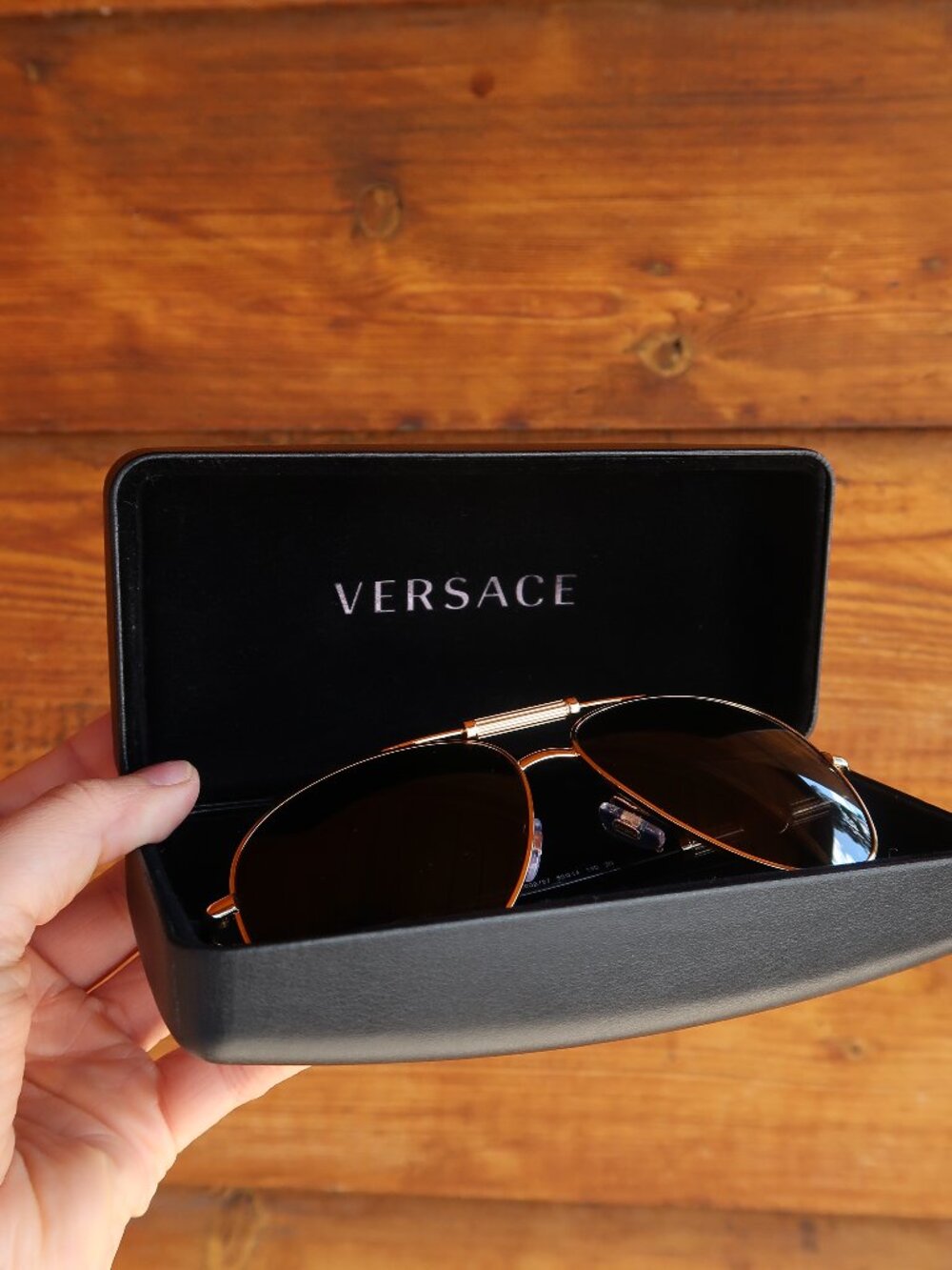BRAND NEW Versace Aviator Sunglasses - Picture 3 of 11